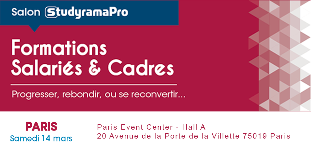 Salon StudyramaPro de la Formation des Salariés et des Cadres à Paris - KEDGE