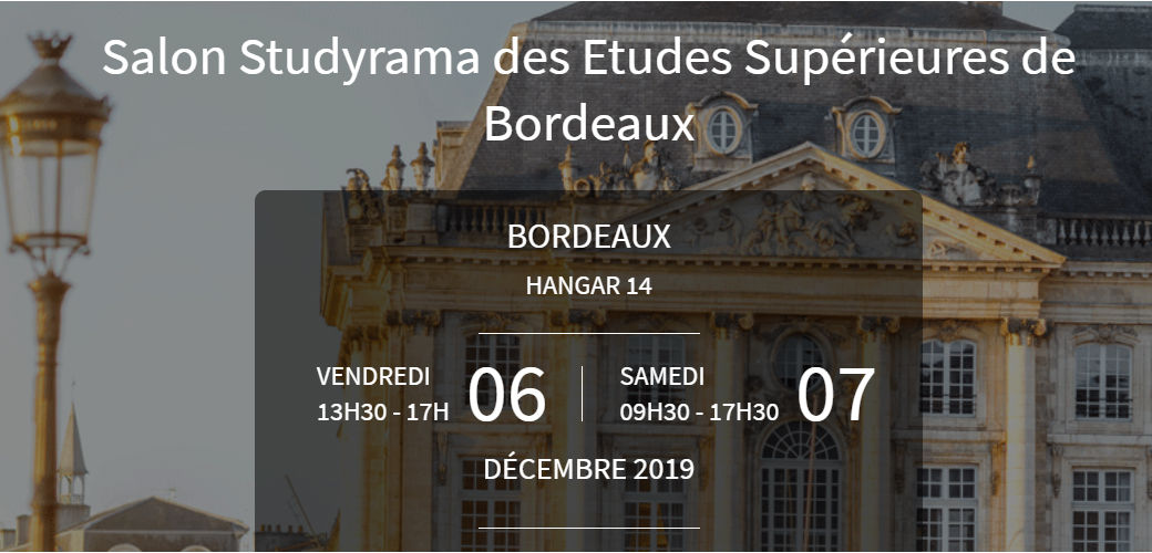 Salon Studyrama des Etudes Supérieures de Bordeaux - KEDGE